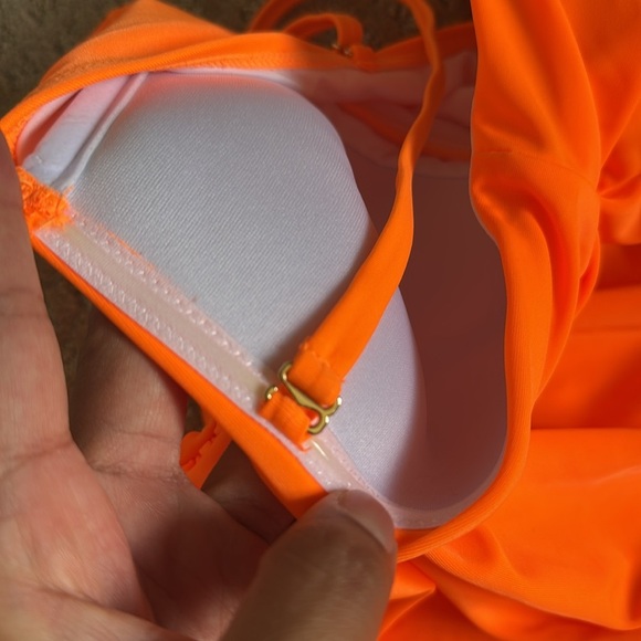 RELLECIGA Women's Tummy Control Swimwear Strapless One Piece Swimsuit for Women - Picture 4 of 7